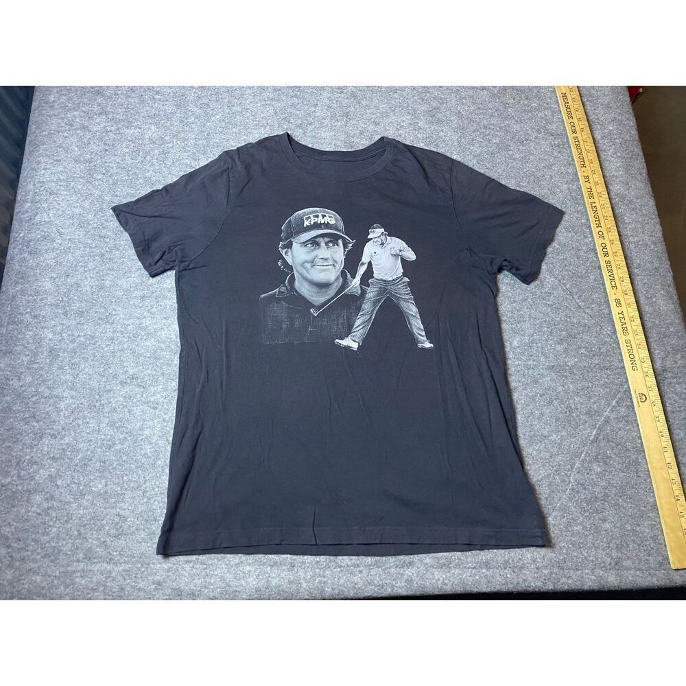 Phil Mickelson Shirt Mens Extra Large Black Golf Tee